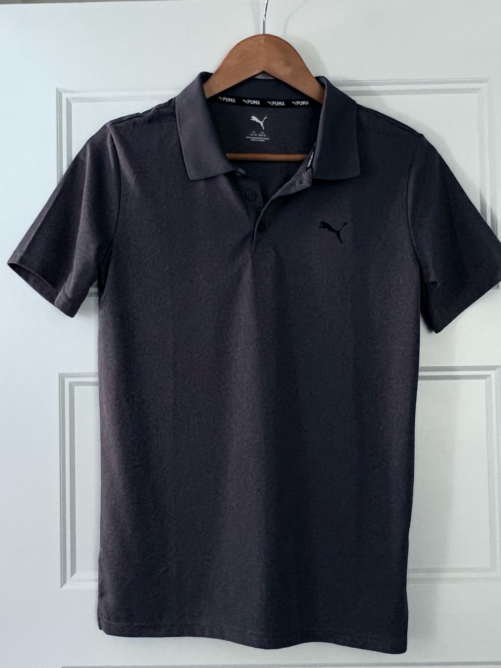 Puma Kids Gray Polo Shirt